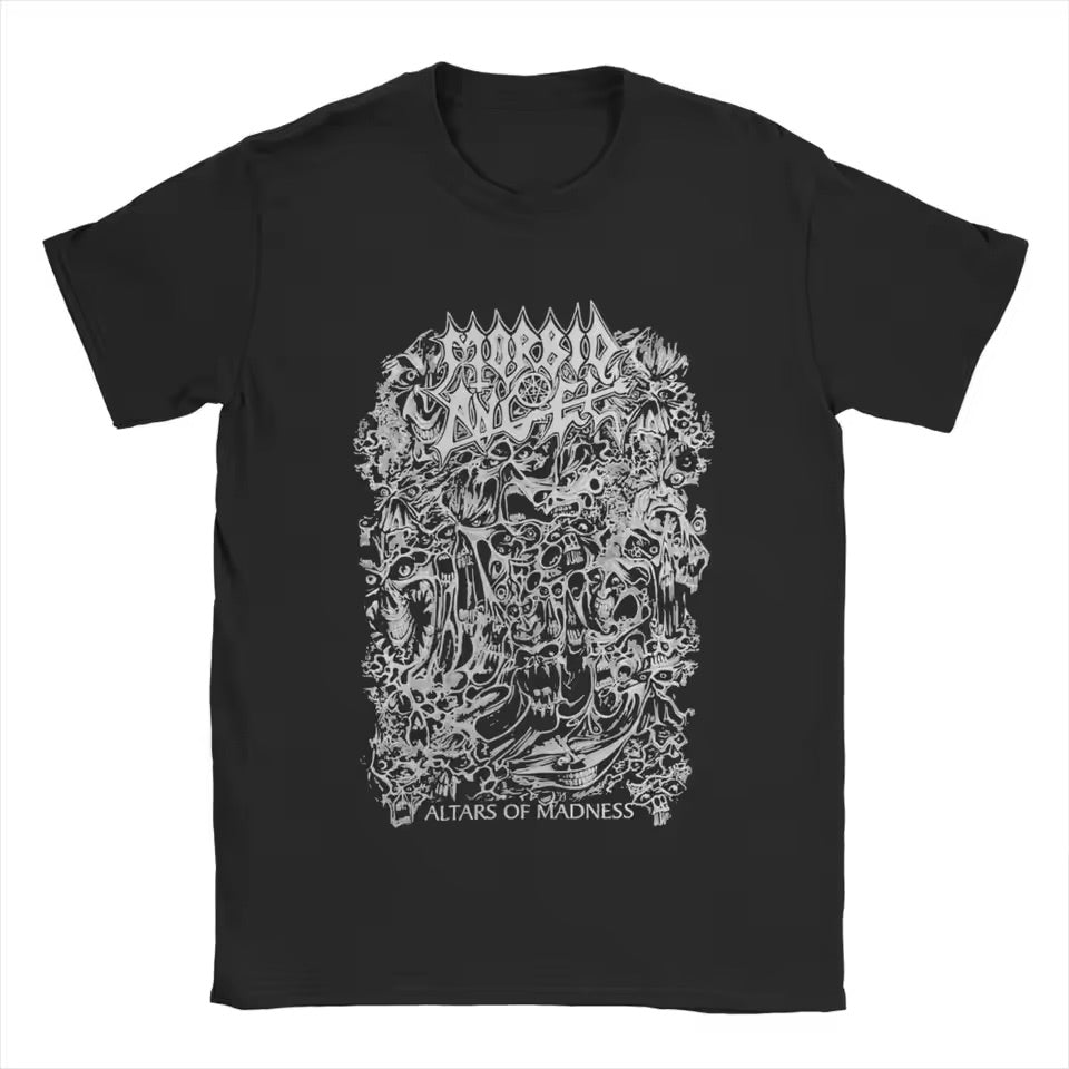 Morbid Angel Altars Of Madness – Graphic T-Shirt - Black Cotton Unisex T-shirt