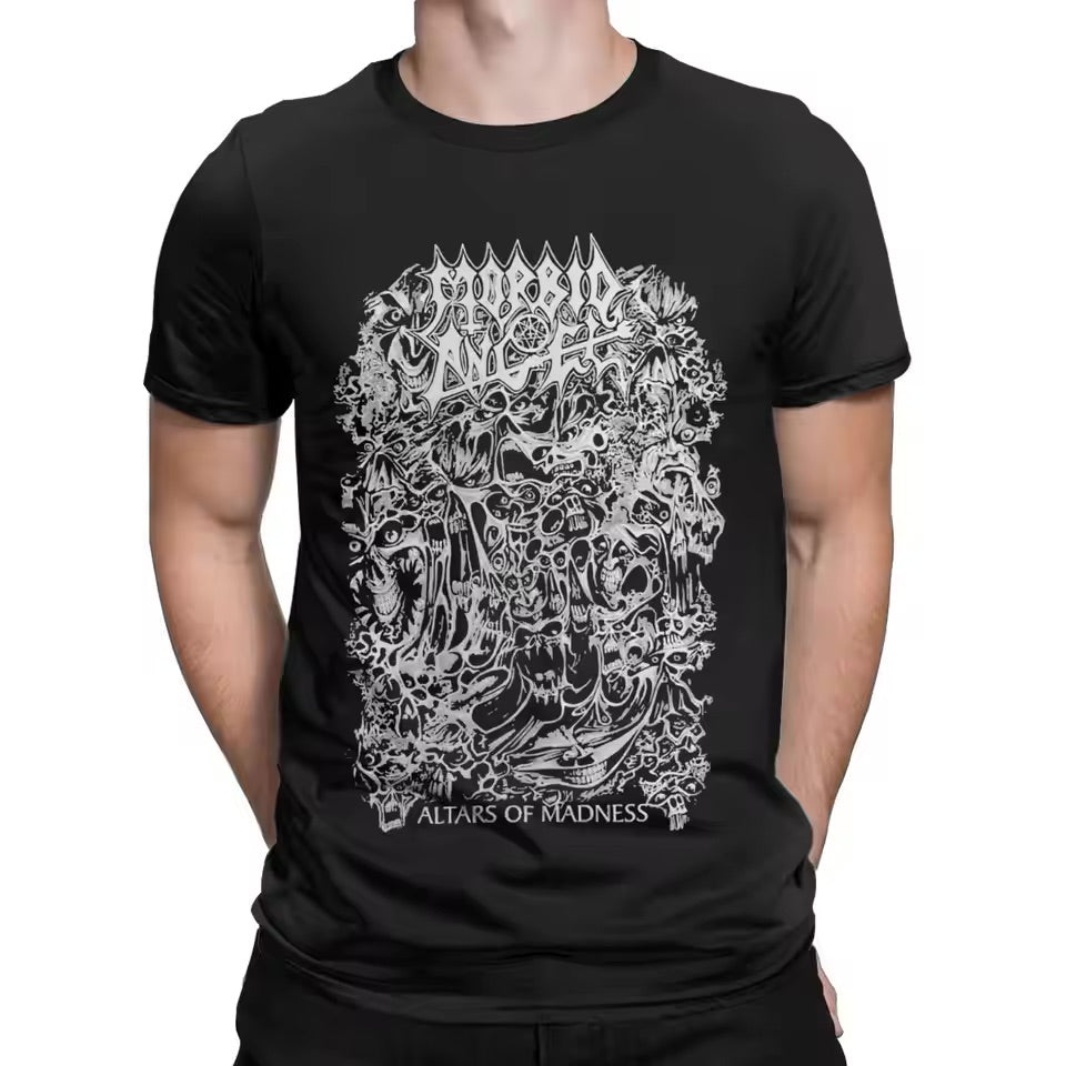 Morbid Angel Altars Of Madness – Graphic T-Shirt - Black Cotton Unisex T-shirt
