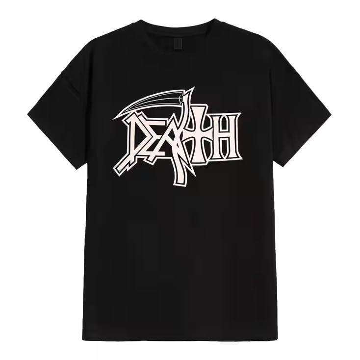 DeaTH!! Tee Iconic Shirt - Black Cotton Unisex T-shirt